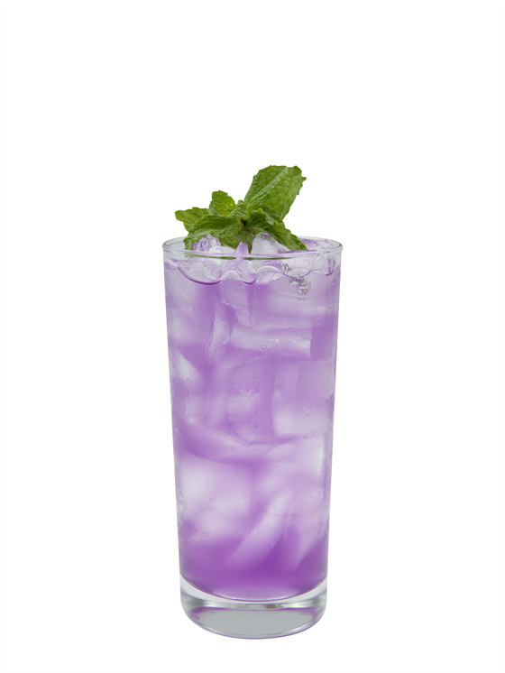 Ube Soda Alkolsüz Kokteyl