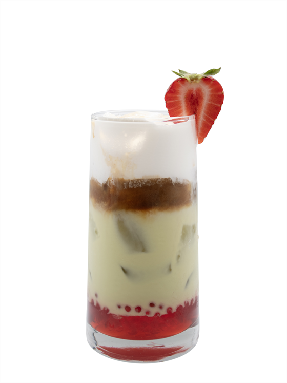 Strawberry Matcha Iced Coffee Soğuk Kahve