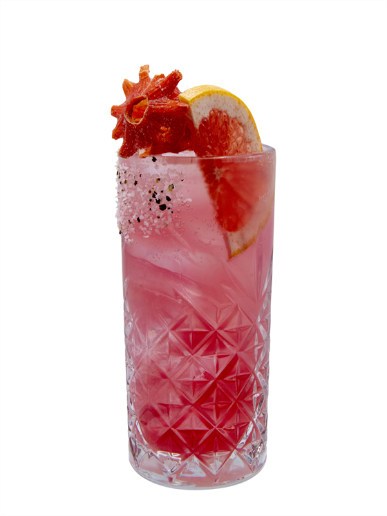 Spiced Hibiscus Paloma Kokteyl