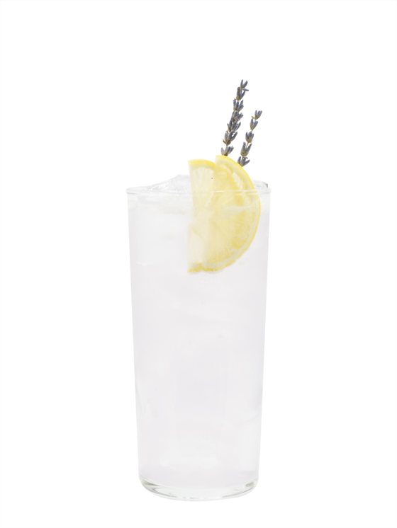 Lavender Lemon Collins Kokteyl