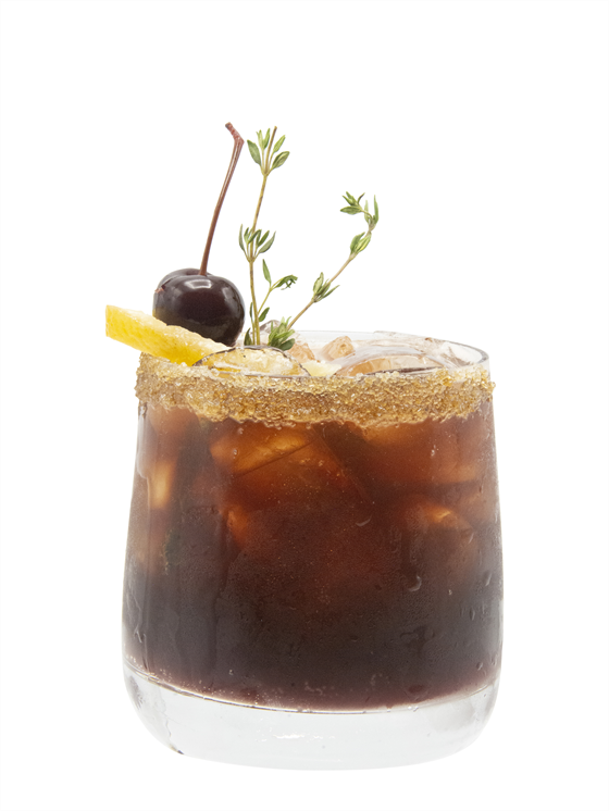 Bourbon Smoked Cherry Mocktail Alkolsüz Kokteyl