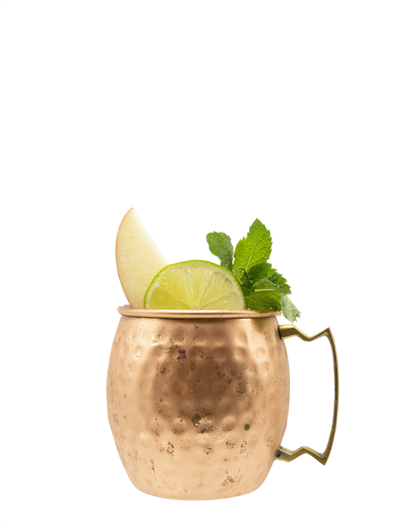 Sticky Apple Mule Mocktail Alkolsüz Kokteyl