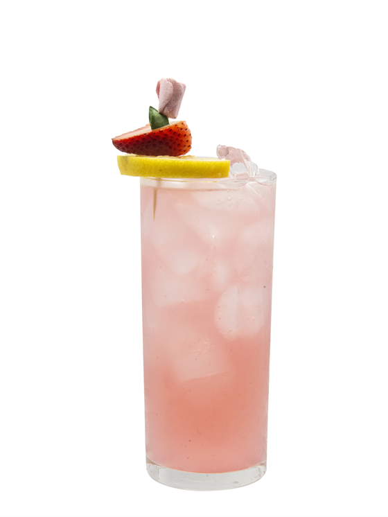 Strawberry Rose Soda Alkolsüz Kokteyl