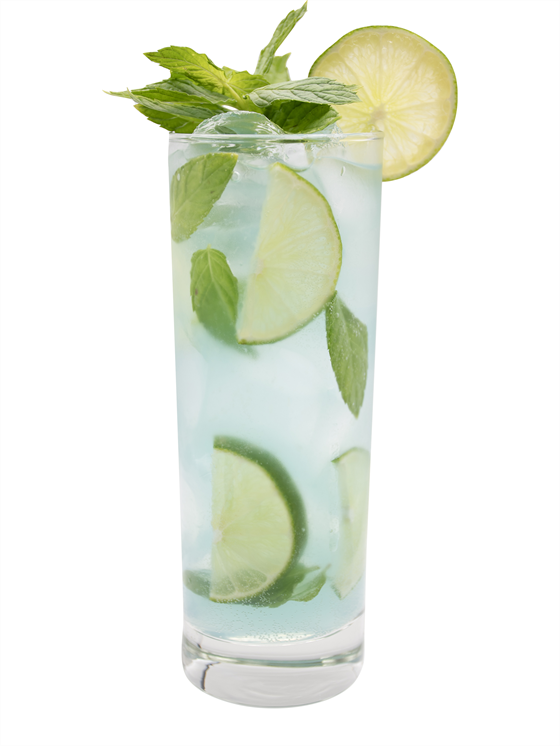 Sugar Free Berry Blue Mojito Alkolsüz Kokteyl