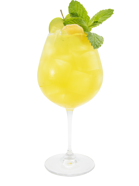 Apple Kombucha NA Spritz Alkolsüz Kokteyl