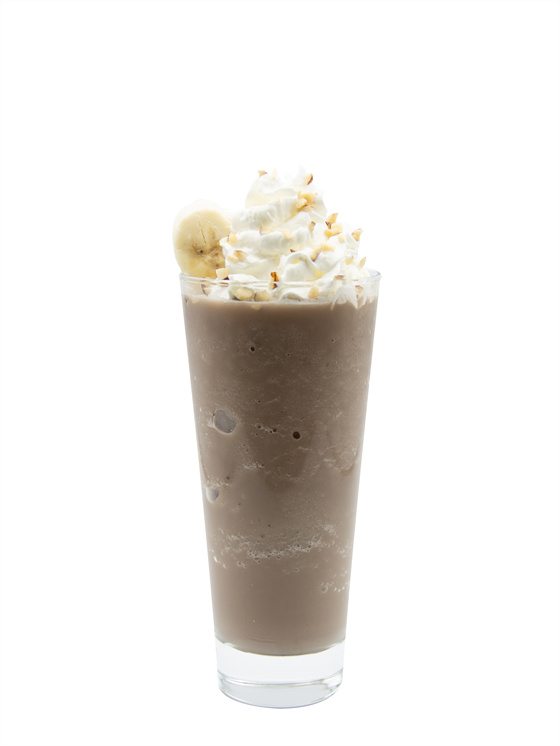 Banana Hazelnut Chocolate Smoothie Milkshake