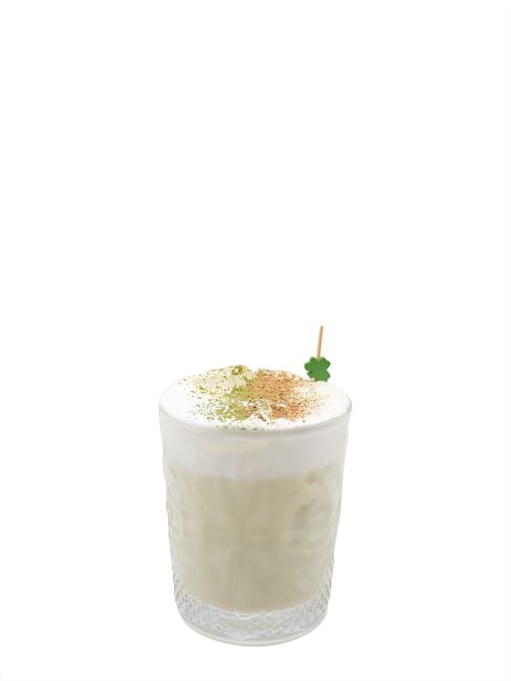 Matcha Bourbon Milk Punch Kokteyl