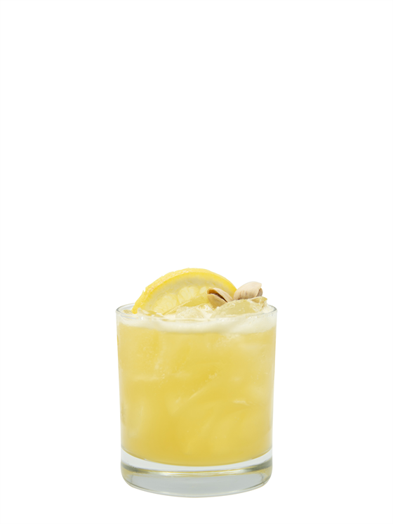 Pistachio Praline Bourbon Sour Kokteyl