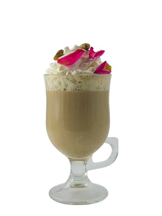 Pistachio Rose Latte Sıcak Kahve