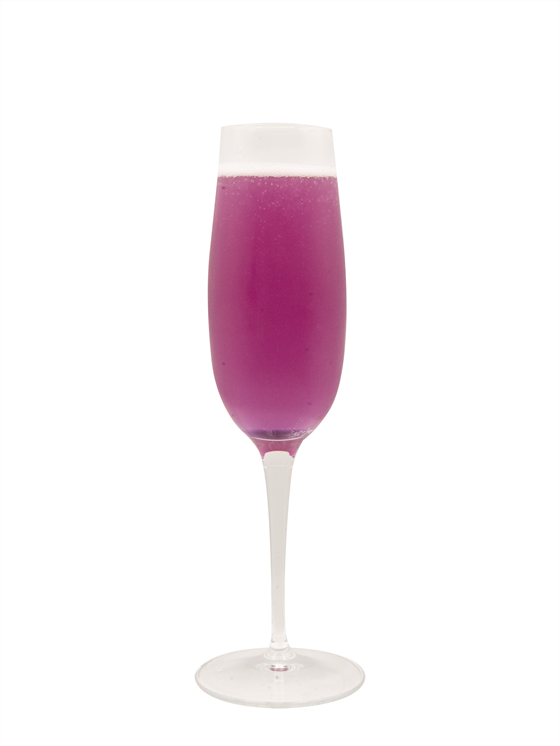 Ube Champagne Cocktail Kokteyl