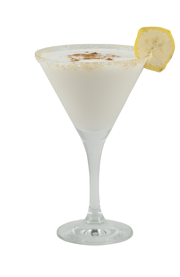 Banana Rum Cake Martini Kokteyl