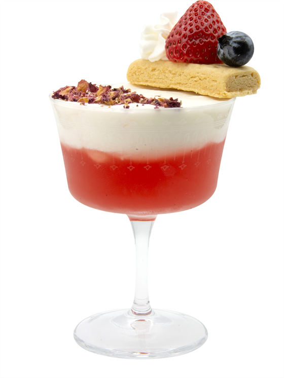 Very Berry Shortcake Mocktail Alkolsüz Kokteyl