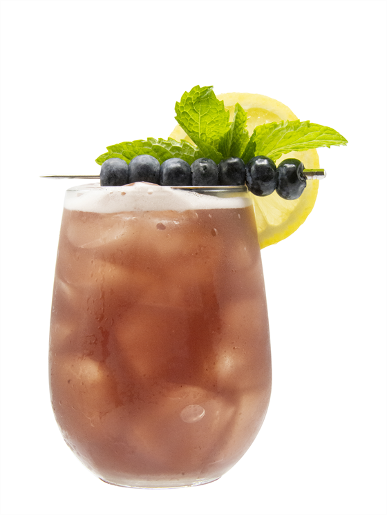 Sunshine Blueberry Spritz Alkolsüz Kokteyl