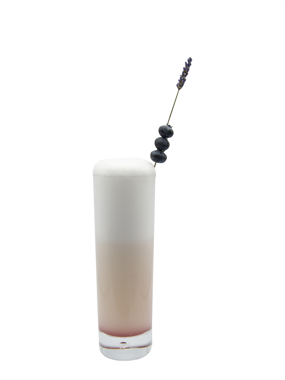 Blue Lavender Gin Fizz Kokteyl