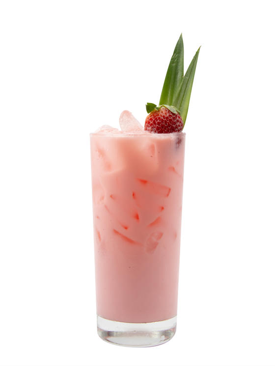 Çilekli Hindistan Cevizli Kirli Soda | Tropik Ve Kremsi Alkolsüz Kokteyl