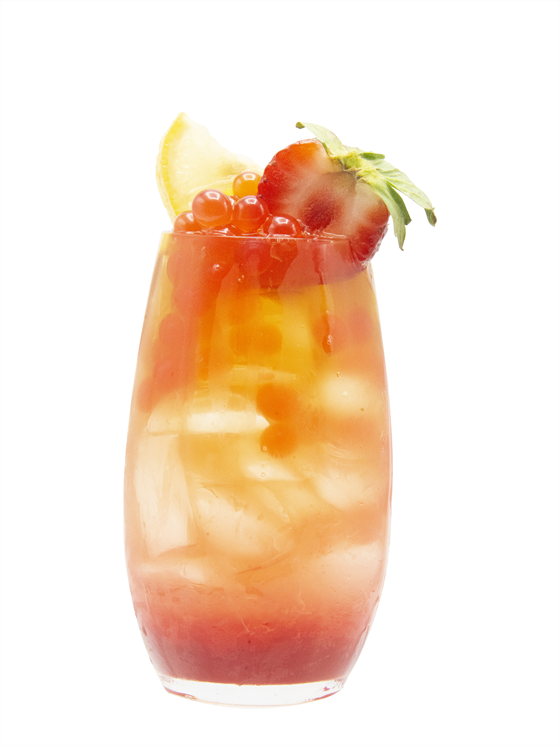 Strawberry Bubble Burst Tea Alkolsüz İçecek