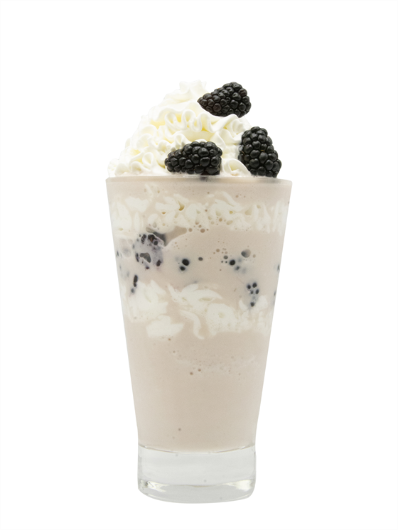 Wild Blackberry Parfait Shake Milkshake