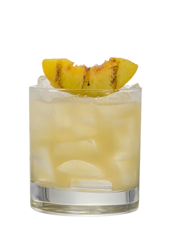 Fuzzy Peach Bourbon Sour Kokteyl