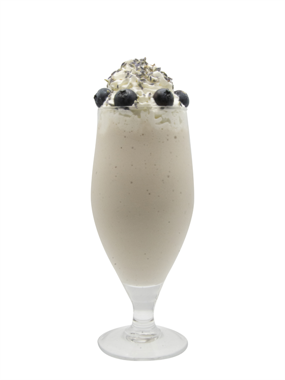 Blueberry Lavender Lemon Shake Milkshake