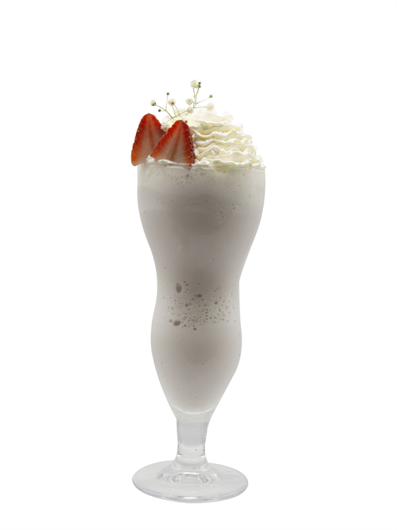 Strawberry White Rose Shake Milkshake
