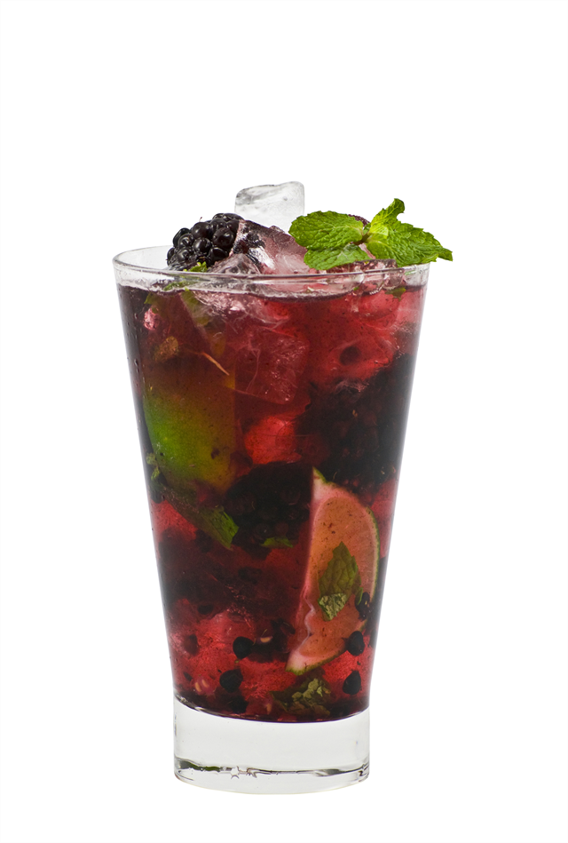 Wild Blackberry Whiskey Smash Kokteyl