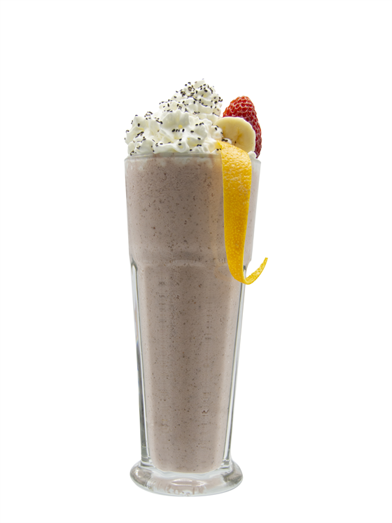 Strawberry Chia Smoothie Milkshake