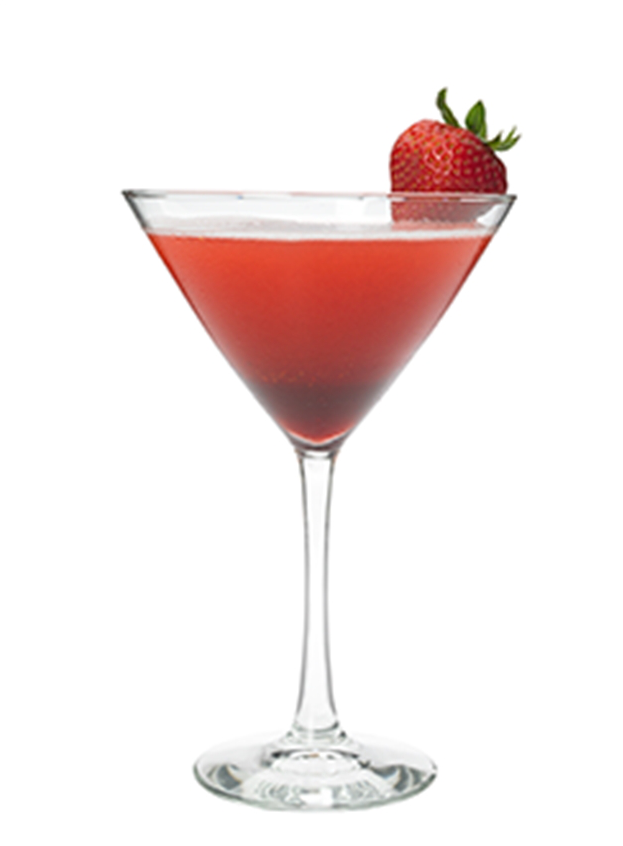 Strawberry Balsamic Martini Kokteyl