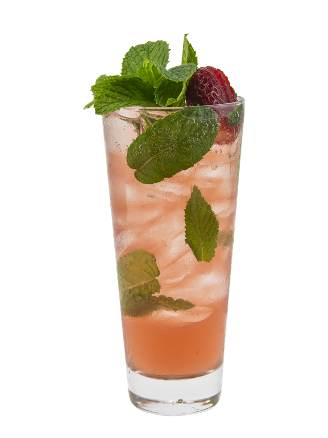 Strawberry Rosé Mojito Kokteyl