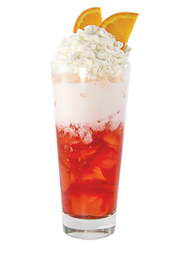 Blood Orange Italian Cream Soda Alkolsüz Kokteyl
