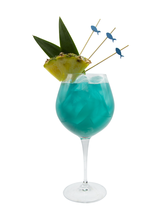 Blue Skies Mocktail Alkolsüz Kokteyl