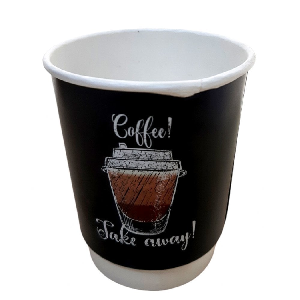 8 Oz Double Wall Coffe Take Away Karton