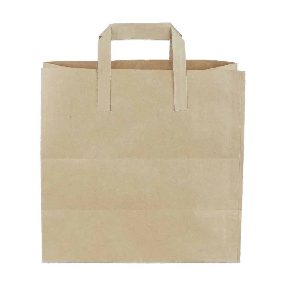 Çanta Kraft 30x28x16 Cm Düz Sap 5 KOLİ ( 2000 ADET )