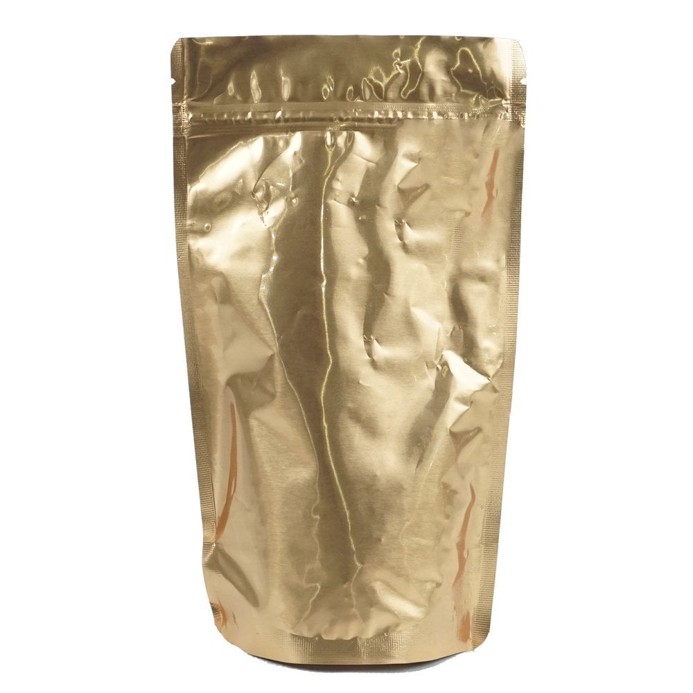Kilitli Doypack Gold Alüminyum 13x22,5x3,5 Cm 250 ADETLİ PAKET