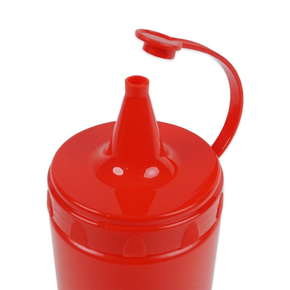 Plastik Ketçap, Mayonez, Sos Şişesi 400 ml KIRMIZI