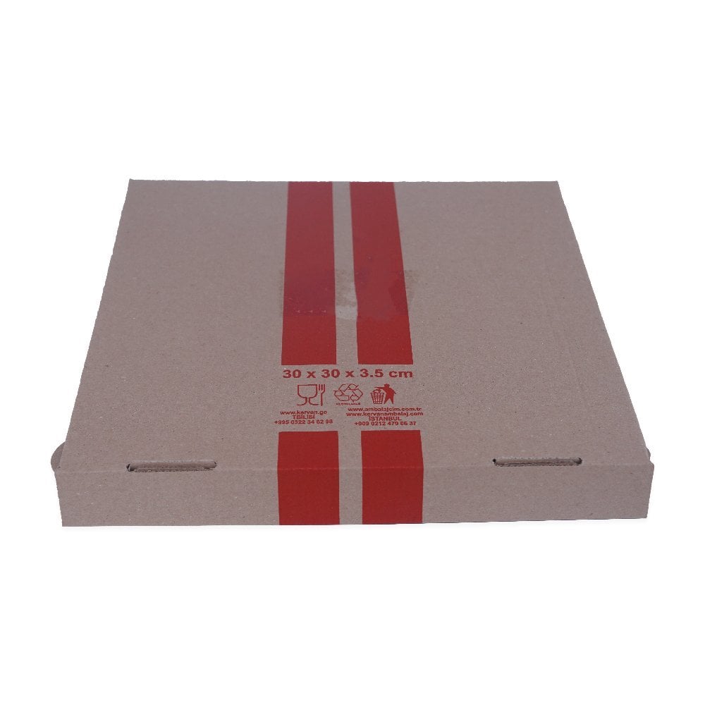Kutu Pizza Tst Standart 30x30x3,5 Cm 100 ADET