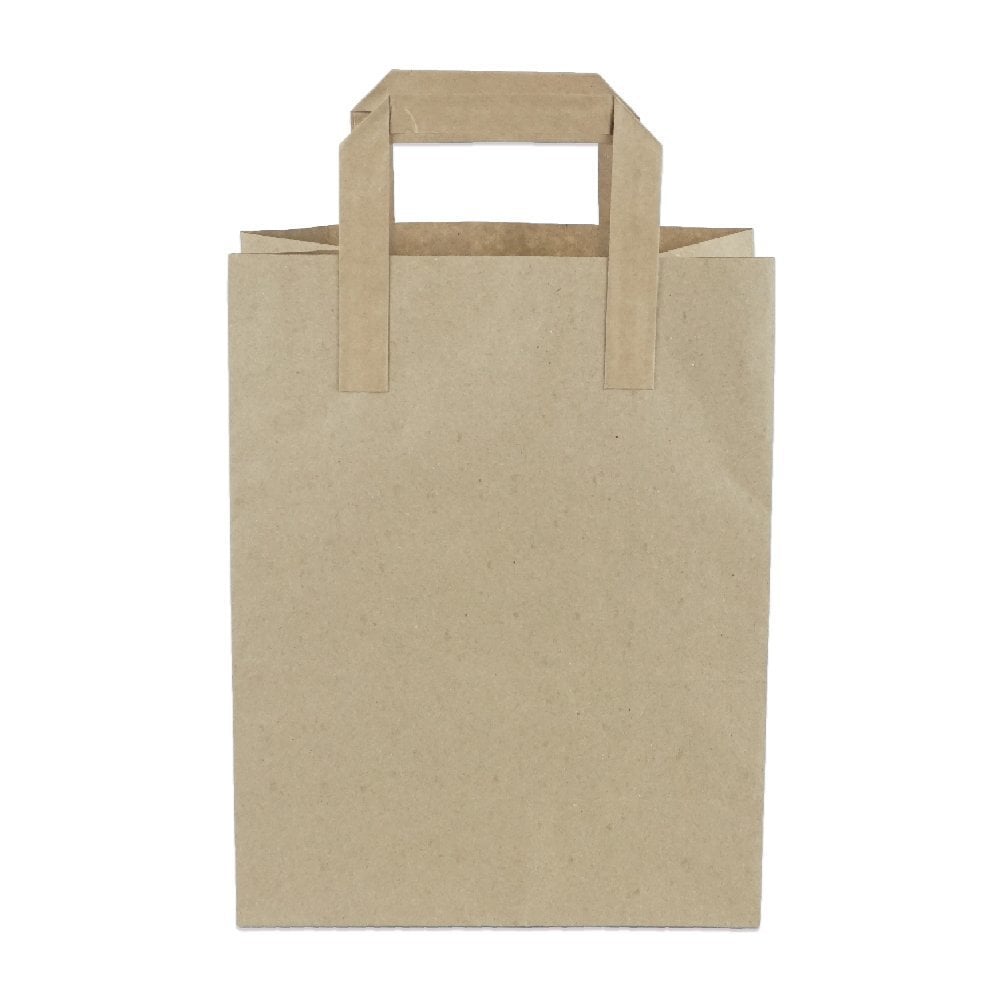 Çanta Kraft 22x28x11 Cm Düz Sap 50 ADETLİ PAKET