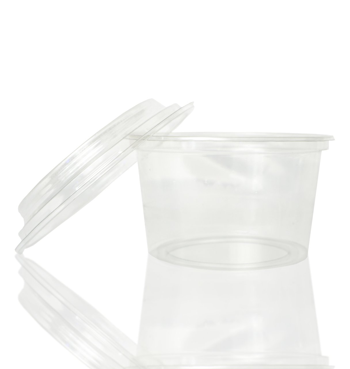 Plastik Yaş Pasta Kutusu Çap 12 Cm 100 Adetli