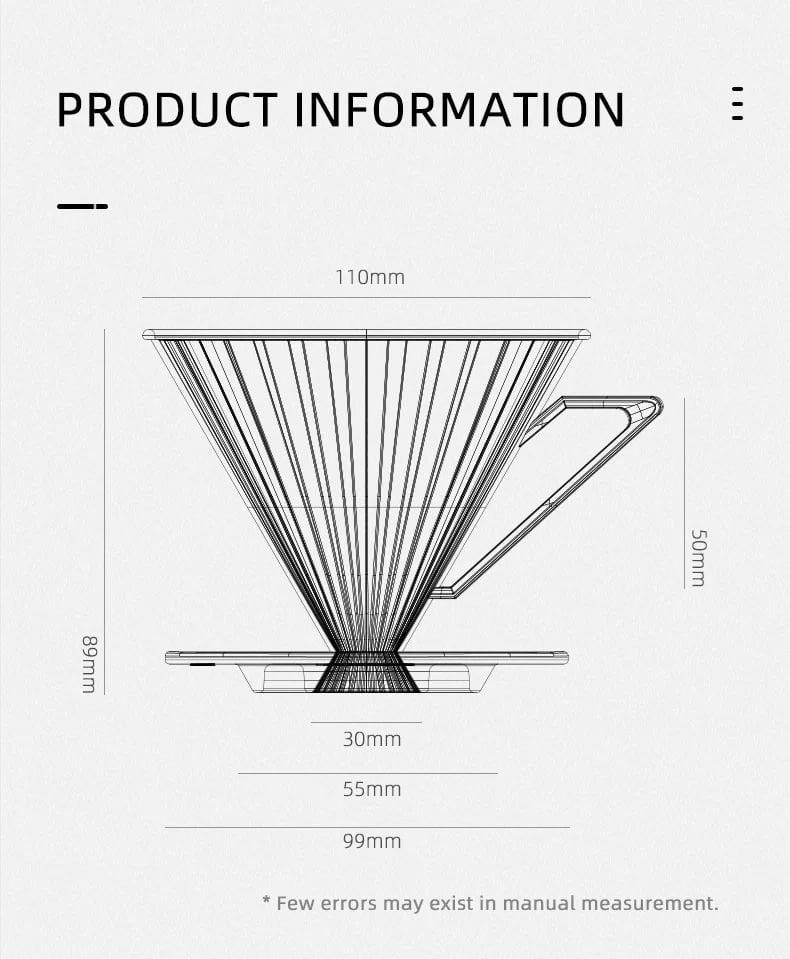 MHW-3BOMBER Elf Dripper - V60 Demleme 2-4 Cup