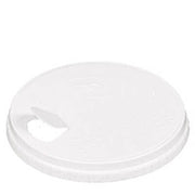 14-16 oz Perfore Delikli Karton Sıcak İçecek Kapağı Beyaz