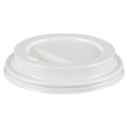 14-16 oz Plastik Sıcak içecek Kapağı Beyaz