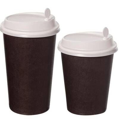 Arnes 14 oz Siyah Karton Bardak