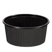 14 oz Siyah Plastik Çorba Kasesi 50'li (Kapak Hariç)