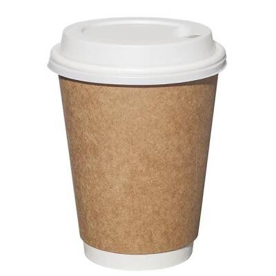 14oz Kraft Double Wall Karton Bardak - Ekstra Kalın