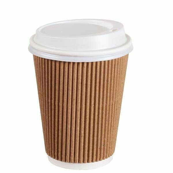 14 oz Kraft Ripple Karton Bardak