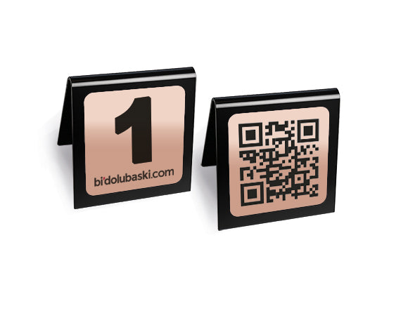 Pleksi QR Kod Menü