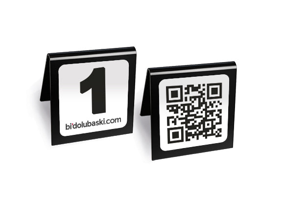 Pleksi QR Kod Menü