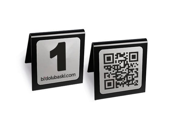 Pleksi QR Kod Menü