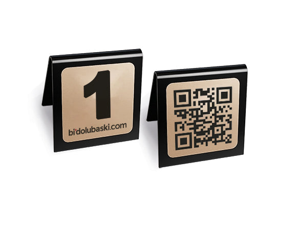 Pleksi QR Kod Menü