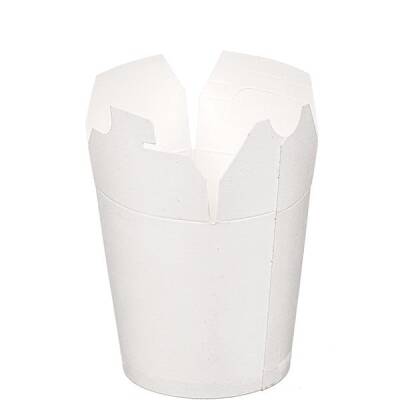Trendpack 16 oz Beyaz Karton Noodle Kutusu Yeni Kilit