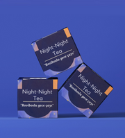 Night-Night Tea - Rooiboslu Gece Çayı Müslin Bez 12'li Poşet Çay Kutusu